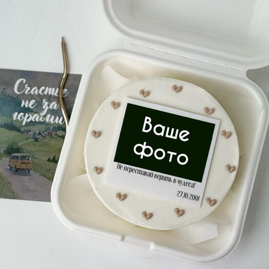 Бенто-торт с вашей фотографией