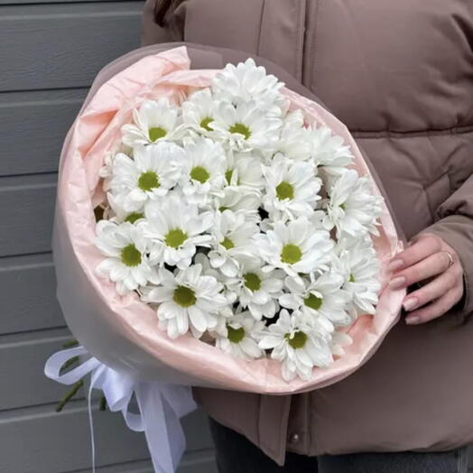 Букет из кустовых хризантем 5 шт