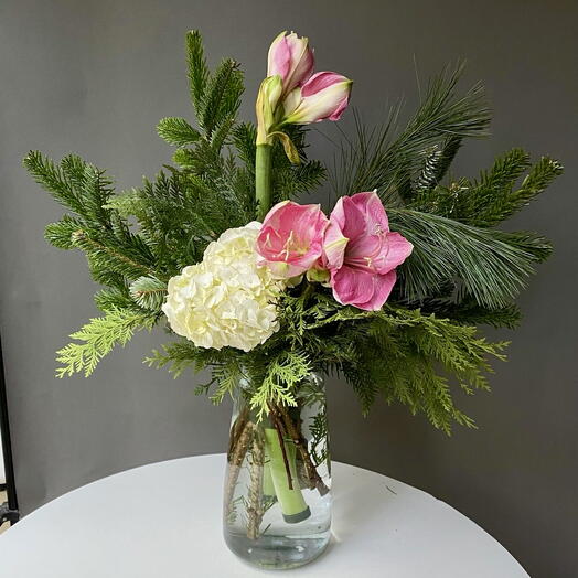 Christmas bouquet Pink M