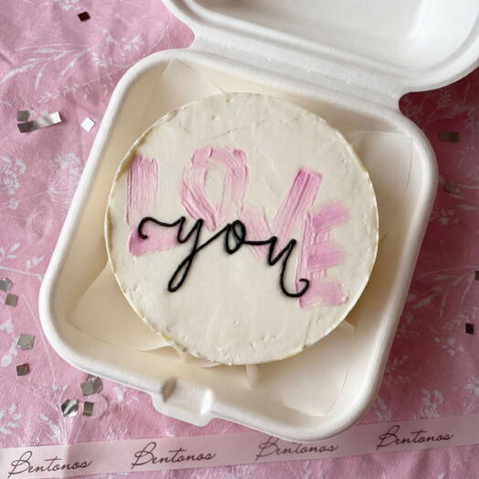 Бенто торт Love you