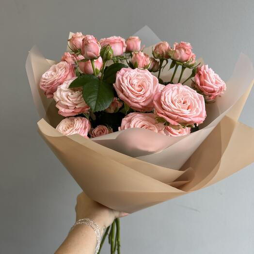 Букет из кустовой розы бомбастик 🥰
