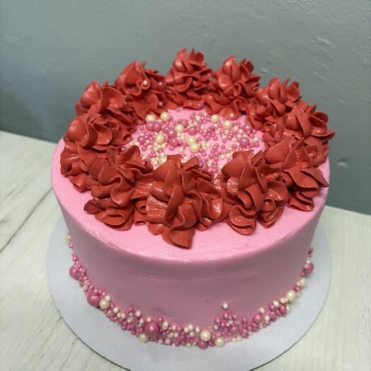 Торт с декором 🌺