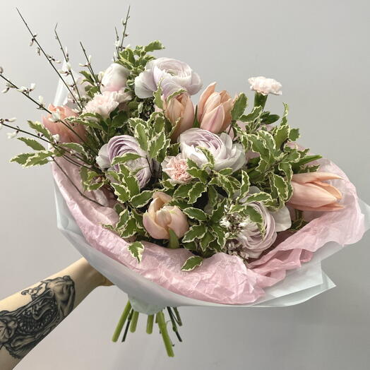 Авторский букет «Весна в саду»