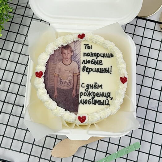 Бенто-торт на день рождения с фото,дочке,сыну,парню,девушке ,маме,папе
