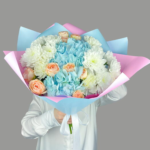 Ramo de flores"estrella azul"