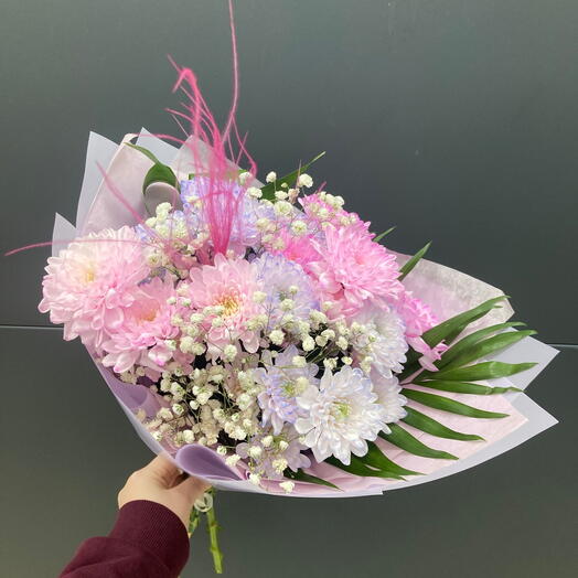 Букет из хризантем