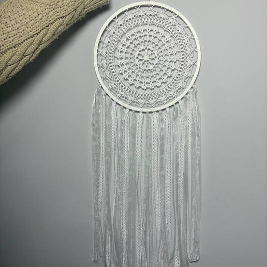 Настенное панно Ловец снов "Ажурная лёгкость"