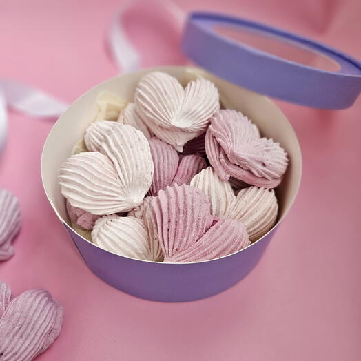 Зефир сердечки ассорти