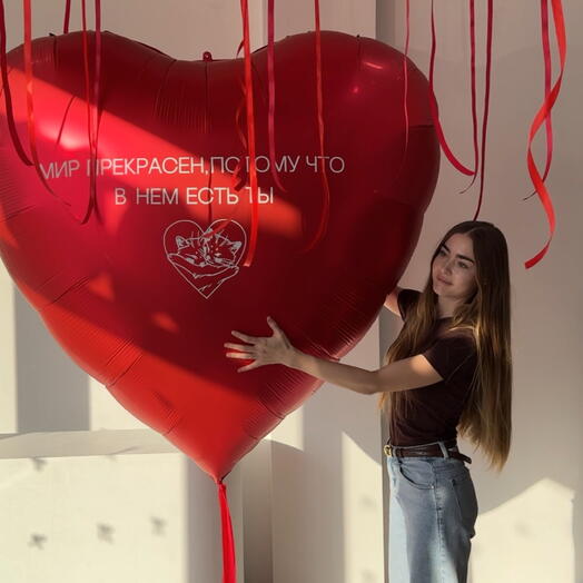 Сердце гигант 170см