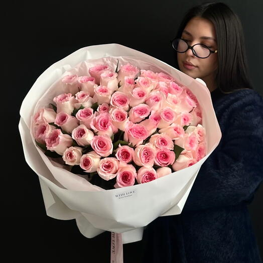 51 pink rose