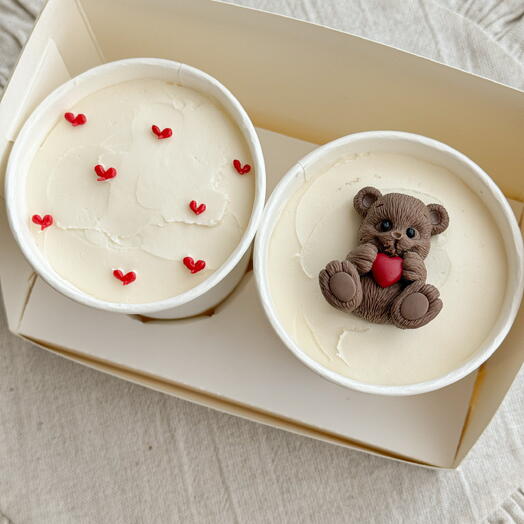 Набор тортиков с мишкой