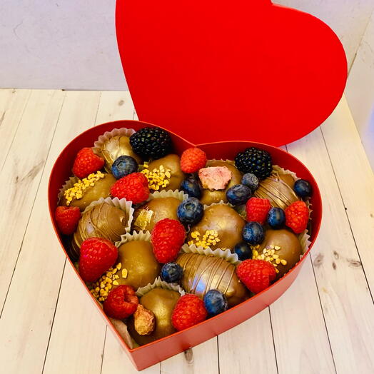 Набор клубника в сердце