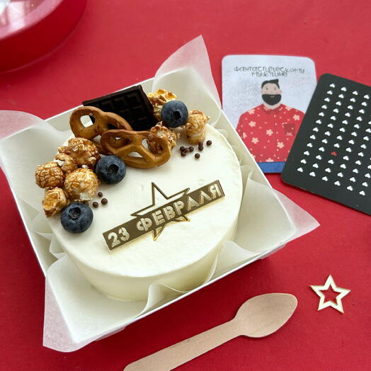 Бенто торт на 23 февраля для любимых мужчин