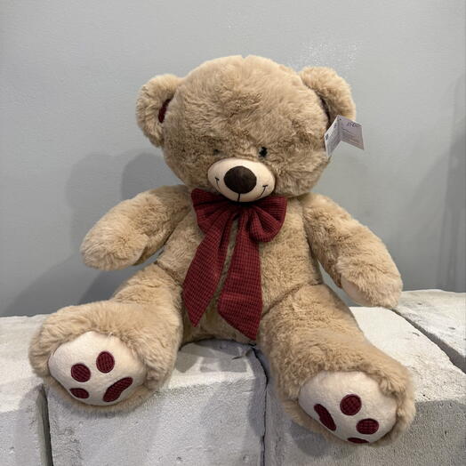 Мишка с красным бантиком ️🧸