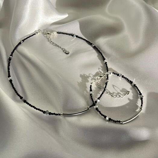 Комплект из черной шпинели