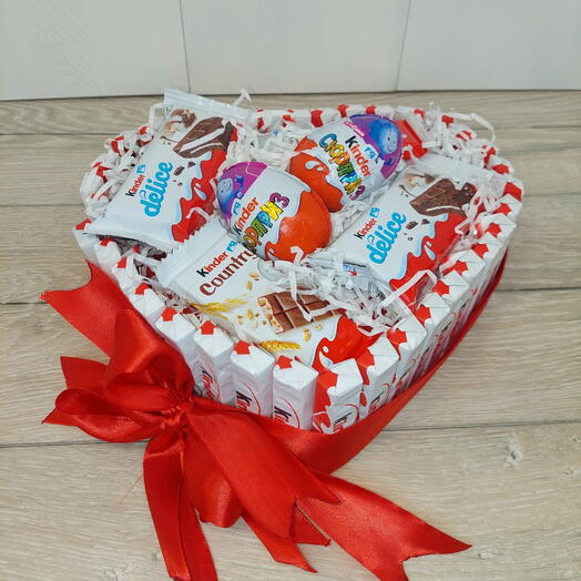 Съедобный букет Подарочный набор Kinder