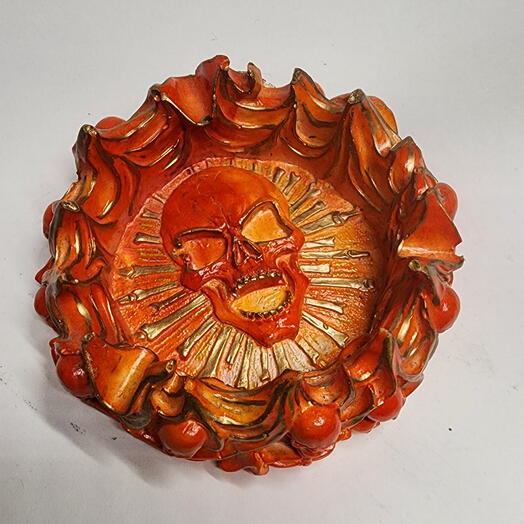 Пепельница-черепок "Апельсиновое безумие"