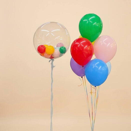 Фантан из Шаров с шаром баблс