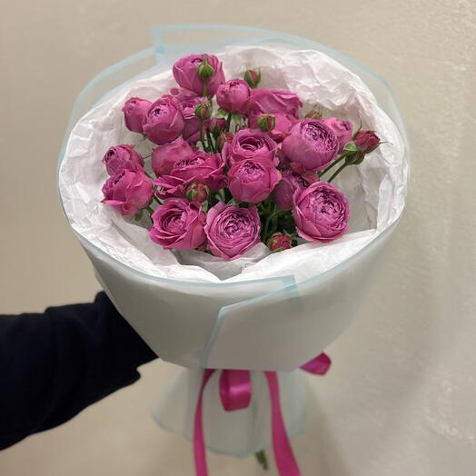 Букет комплимент из кустовых роз 💘🩷