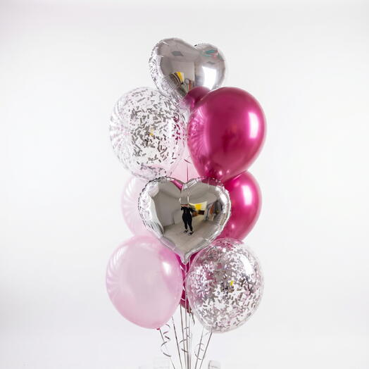 Conjunto de plata rosa