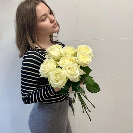 Белые розы