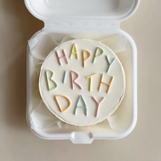 Бенто торт Happy Birthday