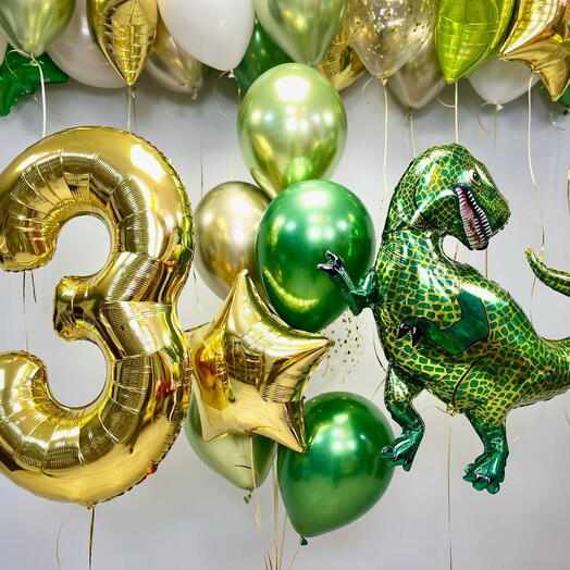 Композиция из воздушных шаров
"Тематика Динозавры" Nº2114
