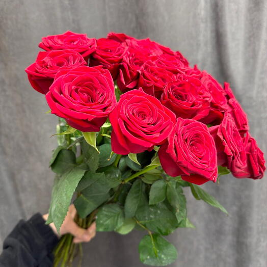Розы красные 25 шт
