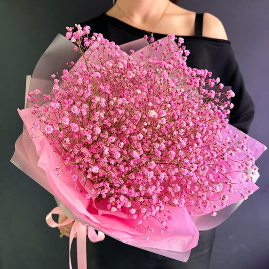 Букет из гипсофилы 💕