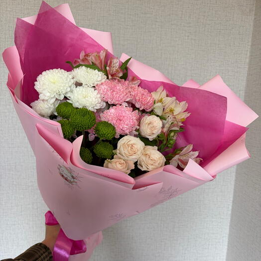 Нежный авторский букет с доставкой💞