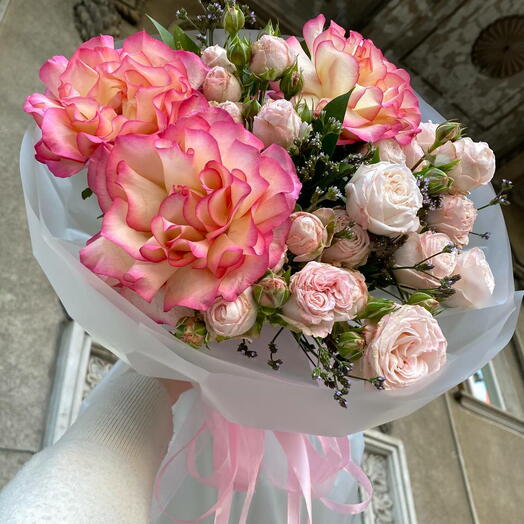 Apple roses, авторский букет
