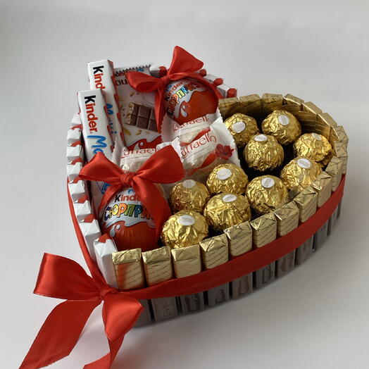 «Золотце» 💛 Вкусный подарок любимой женщине | Kinder, Ferrero Rocher, Raffaello