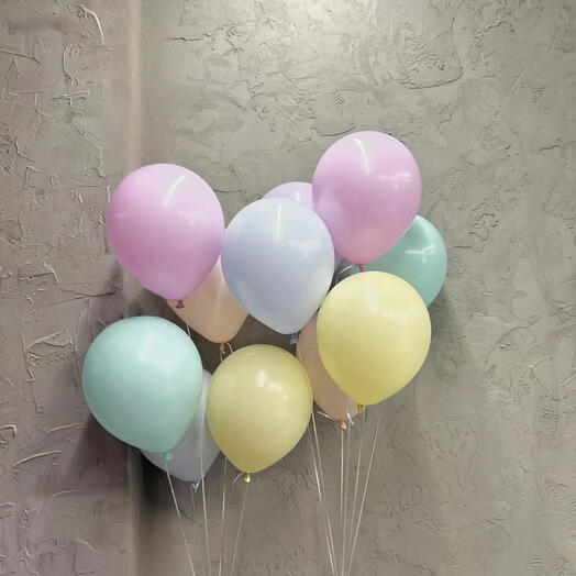 🎈Воздушные шары 11 шт/с гелием/Нюдовые цвета /Доставка Уфа