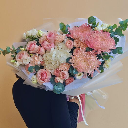 Букет розовый гигант🌸