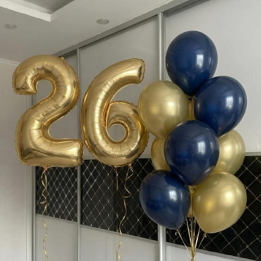 Воздушные шары с цифрами/на День Рождения 🥳