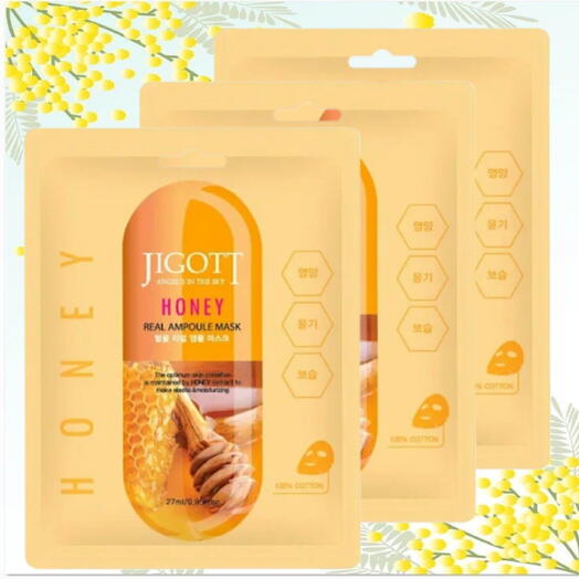 Питательная тканевая маска экстрактом мёда 3 шт*27 ml