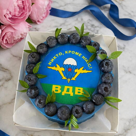 Бенто торт на день ВДВ. Подарок