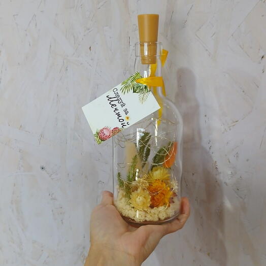 Композиция в бутылке