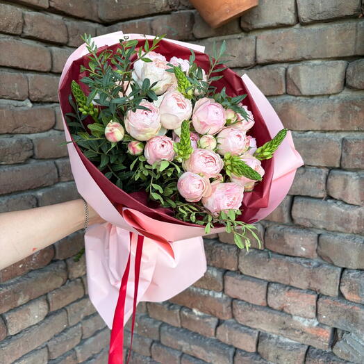 peony rose forest