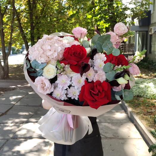 Букет с каллами