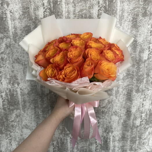Букет из 25 кенийских роз