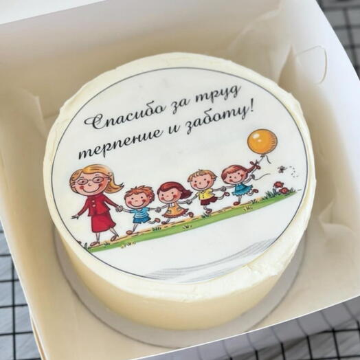 Бенто-торт «Спасибо за труд, терпение и заботу!»