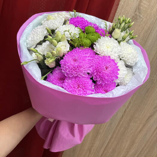 Букет из хризантем