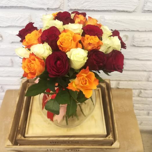 "NK" Ramo de 27 rosas kenianas Mix