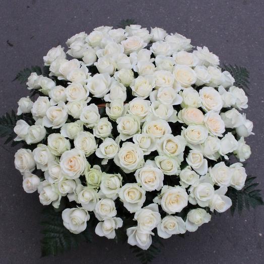 Basket white good luck