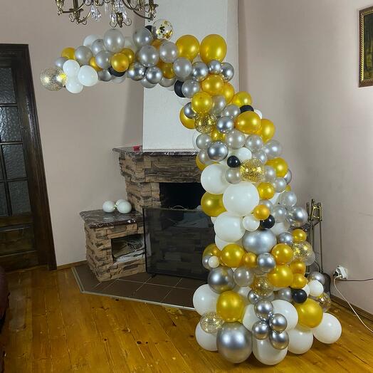 Guirnalda de bolas de cumpleaños, 250 piezas