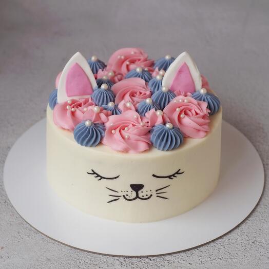 Kitty cake for daughter, sister, granddaughter