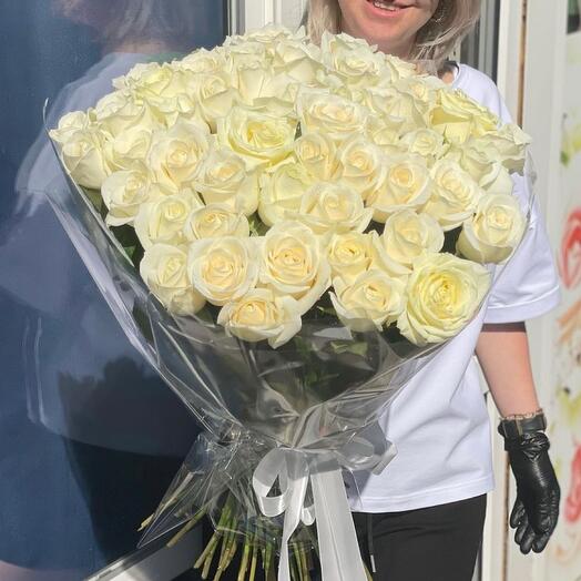Ramo de 51 Rosas Blancas