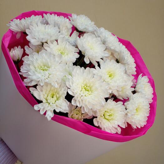 Bouquet of white chrysanthemums