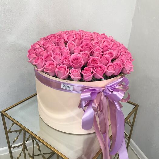 Коробка с Шикарными 101 Розами